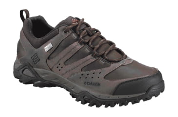 Image of PeakFreak XCRSN Leather OutDry Hiking Shoe - Mens-Mud/Cedar-Medium-10 US