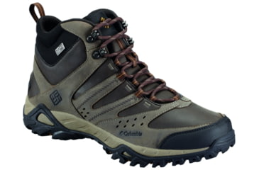 Image of PeakFreak XCRSN Mid Leather OutDry Hiking Boot - Mens-Mud/Caramel-Medium-8.5