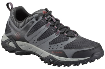 Image of Columbia PeakFreak XCRSN XCEL Hiking Shoe - Men's-Charcoal/Chili-Medium-13