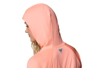Image of Columbia PFG Tidal Tee II Hoodie - Womens, Tiki Pink, S, 2113691-807-S