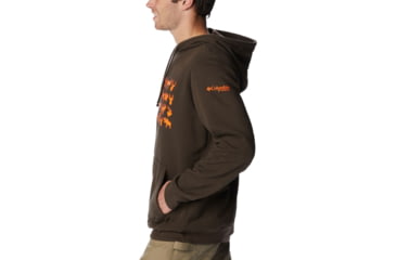 Image of Columbia PHG Game Flag II Hoodie - Mens, Cordovan/Blaze Big Game Flag, Extra Large, 2013311231CvnBlzBigGmeFlgXL