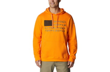 Image of Columbia PHG Game Flag II Hoodie - Mens, Phg Orange/Black Game Flag, Large, 2013311803PHGOrngBckGmeFlgL