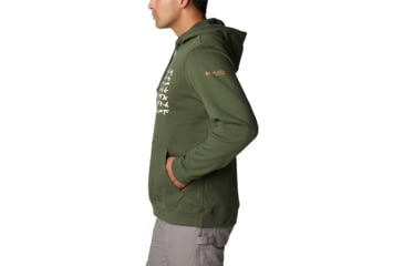 Image of Columbia PHG Game Flag II Hoodie - Mens, Surplus Green/Sahara Duck Flag, Medium, 2013311347-M