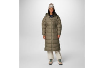 Image of Columbia Pike Lake II Long Jacket - Womens, Stone Green, Extra Large, 2051351397-XL