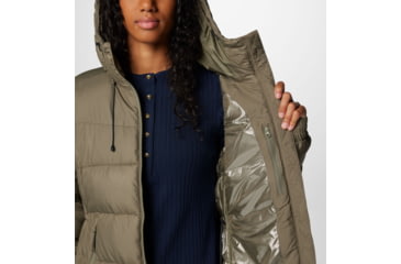 Image of Columbia Pike Lake II Long Jacket - Womens, Stone Green, Extra Large, 2051351397-XL
