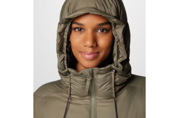 Image of Columbia Pike Lake II Long Jacket - Womens, Stone Green, Extra Large, 2051351397-XL