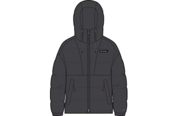Image of Columbia Pike Lake III Hooded Jacket - Womens, Black, Extra Large, 2133561-010-XL