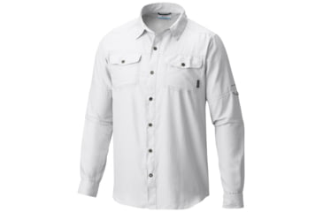 Image of Columbia Pilsner Peak II Long Sleeve - Men's -White-X-Large
