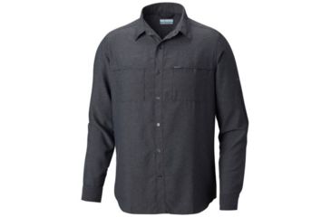 Image of Columbia Pilsner Peak III Long Sleeve Shirt - Mens, Shark, Medium, 1804931011-M