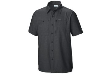 Image of Columbia Pilsner Peak III Short Sleeve Shirt - Mens, Shark Heather, Medium, 1838811011-M