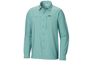 Image of Columbia Pilsner Peak IV Long Sleeve Shirt - Mens, Copper Ore Heather, Large, 1838831344-L
