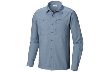 Image of Columbia Pilsner Peak IV Long Sleeve Shirt - Mens, Mountain Heather, Small, 1838831441-S