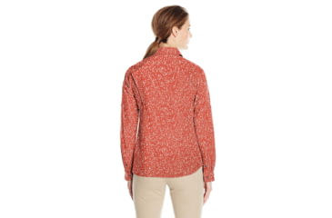 Image of Columbia Pilsner Peak Stripe Long Sleeve Shirt - Womens, Tuscan Tree Bark Convo Prt, L, 1654481851L