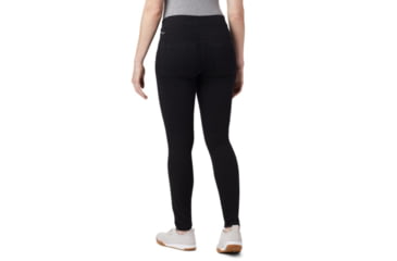 Image of Columbia Pinnacle Peak Twill Legging, Black Wash Denim, Extra Small, Regular Inseam - Womens, 1804091010-XS-R