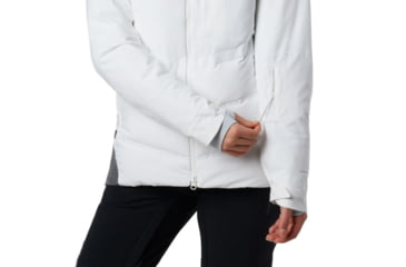 Image of Columbia Powder Keg II Down Jacket - Womens, White, Cirrus Grey, Small, 1804211101-S