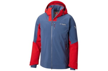 Image of Columbia Powder Keg II Jacket - Mens, Dark Mountain/Red Spark, Large, 1823121478-L