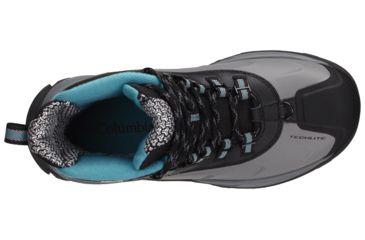 Image of Columbia Powderhouse Titanium Omni-Heat Winter Boots - Womens, Black/Pacific, Medium, 10.5, 1791251010-10.5