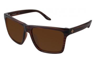 Image of Columbia Quincy Single Vision Prescription Sunglasses CBQUINCY01 - Frame Color Stripe Tort