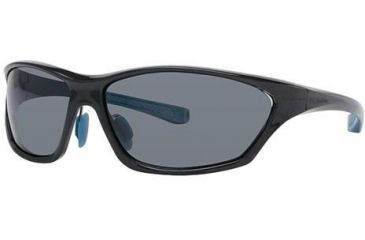 Image of Columbia Rapid Descent Sunglasses - Frame Metallic Black fade to Oxide Blue, Size 65/14mm CBRAPIDDSCNTPZ02
