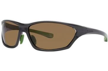 Image of Columbia Rapid Descent Sunglasses - Frame Metallic Grappa fade to Meadow Green, Size 65/14mm CBRAPIDDSCNTPZ04