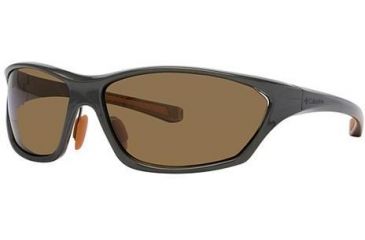 Image of Columbia Rapid Descent Sunglasses - Frame Metallic Grill fade to campfire, Size 65/14mm CBRAPIDDSCNTPZ01