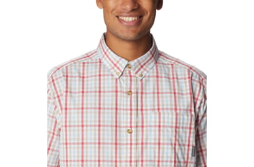 Image of Columbia Rapid Rivers II Short Sleeve Shirt - Mens, Sunset Red Multi Gingham, Extra Large, 1577671687SstRdMltGnghXL