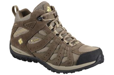 Image of Columbia Redmond Mid Waterproof Hiking Boot - Women's-Oxford Tan/Sunlit-Medium-11 US