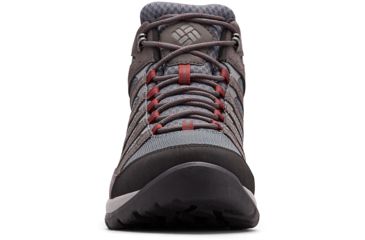 Image of Columbia Redmond V2 Mid Waterproof Hiking Boots - Mens, Graphite, Red Jasper, Medium, 8, 1865081053-8