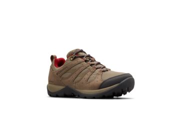 Image of Columbia Redmond V2 Waterproof Hiking Boots - Womens, Pebble, Beet, Medium, 7.5, 1865361227-7.5
