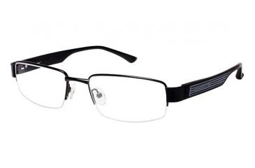 Image of Columbia Revelstoke Single Vision Prescription Eyeglasses - Frame BLACK/GREY CBREVELSTOKE02