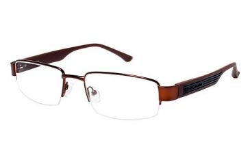 Image of Columbia Revelstoke Single Vision Prescription Eyeglasses - Frame BROWN/BLACK CBREVELSTOKE01
