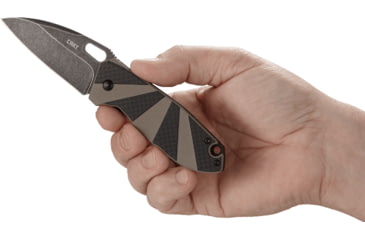 Image of Columbia River 2440 Heron 2.93 Folding Plain Black Stonewash 8Cr14MoV Blade 2C