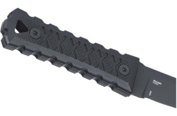 Image of CRKT HZ4 Fixed Blade Knife, 4.76in, SK-5, Trailing Point, G10 Black Handle, 2924
