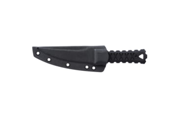 Image of Columbia River Knife &amp; Tool HZ4, Fixed Blade Knife, 4.76" Trailing Point Blade, SK-5 Blade Steel, 8.88" Overall Length, Titanium Nitride Finish, Black, Black G10 Grips, Includes Sheath, 2924