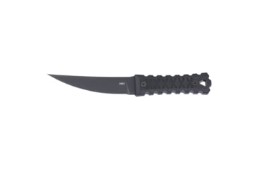 Image of CRKT HZ4 Fixed Blade Knife, 4.76in, SK-5, Trailing Point, G10 Black Handle, 2924