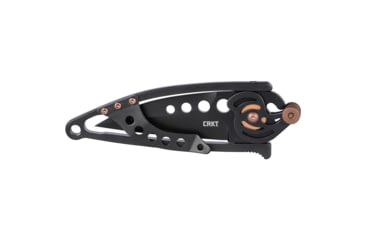 Image of CRKT Snap Folding Knife, 2.55in, 420J2, Drop Point Blade, Black Stainless Steel Handle, 5102NK