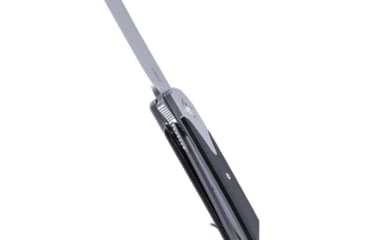 Image of Columbia River Knife &amp; Tool Viento, Folding Knife, 3.23" Sheepsfoot Blade, D2 Blade Steel, 7.43" Overall Length, Bead Blast Finish, Silver, Black G10 Handle, Liner Lock, 7135