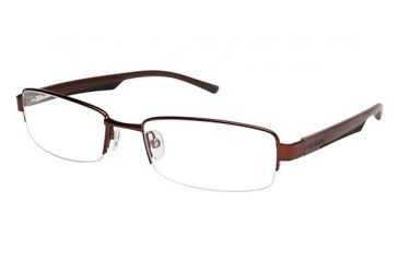 Image of Columbia Rogers Peak Progressive Prescription Eyeglasses - Frame Brown/Black CBROGERSPEAK01