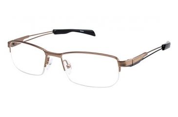Image of Columbia RONAN LAKE Single Vision Prescription Eyeglasses - Frame BROWN/BLACK CBRONANLK01