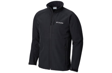 Image of Columbia Ryton Reserve Softshell Jacket - Mens, Black Heather, Black, Extra Large, 1799031014-XL