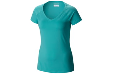 Image of Saturday Trail Short Sleeve Knit Shirt - Womens-Miami-X-Large