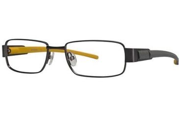 Image of Columbia Selkirk Progressive Prescription Eyeglasses - Frame Gunmetal/Yellow, Size 52/16mm CBSELKIRK01