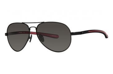 Image of Columbia Seneca Eyeglass Frames - Frame Matte Black, Black/Red, Lens Color Brown CBSENECA02