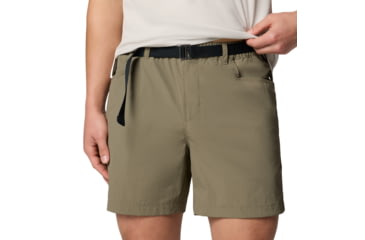 Image of Columbia Sharpe Canyon Shorts - Mens, Stone Green, 6, M, 2118691-397-M-6