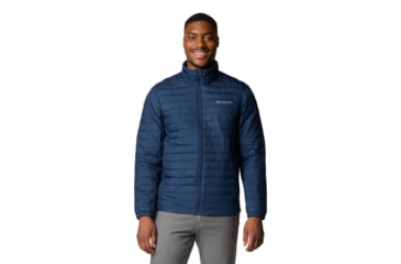 Image of Columbia Silver Falls II Jacket - Mens, Collegiate Navy, XL, 2098731-464-XL