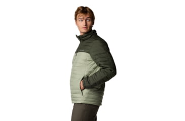Image of Columbia Silver Falls II Jacket - Mens, Safari/Greenscape, XL, 2098731-348-XL