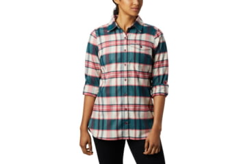 Image of Columbia Silver Ridge 2.0 Flannel Tunic - Womens, Beet Plaid, Medium, 1865131607-M