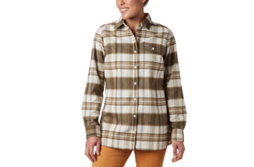 Image of Columbia Silver Ridge 2.0 Flannel Tunic - Womens, Dusty Iris Plaid, Medium, 1865131548-M
