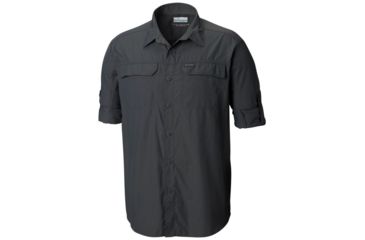 Image of Columbia Silver Ridge 2.0 Long Sleeve Shirt - Mens, Grill, Large, 1839311028-L