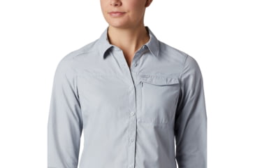 Image of Columbia Silver Ridge 2.0 Long Sleeve Shirt - Womens, Cirrus Grey, Large, 184182-031-L